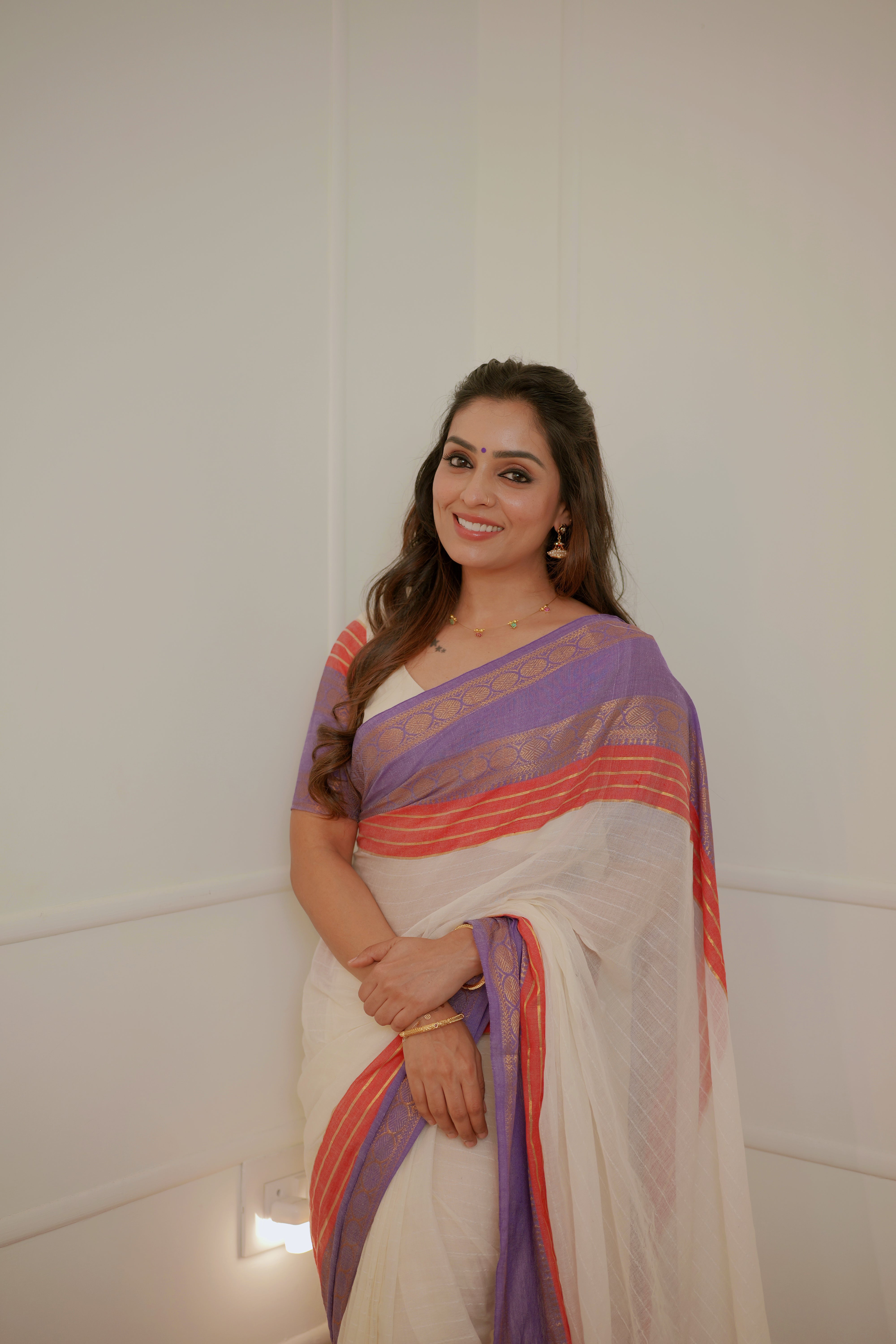 Poomizhi – Soft Mul Cotton Saree