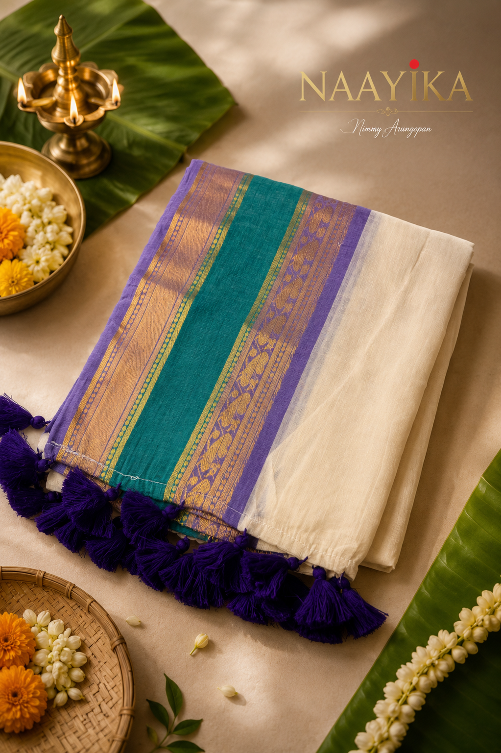 Mayilpeeli – Soft Mul Cotton Saree