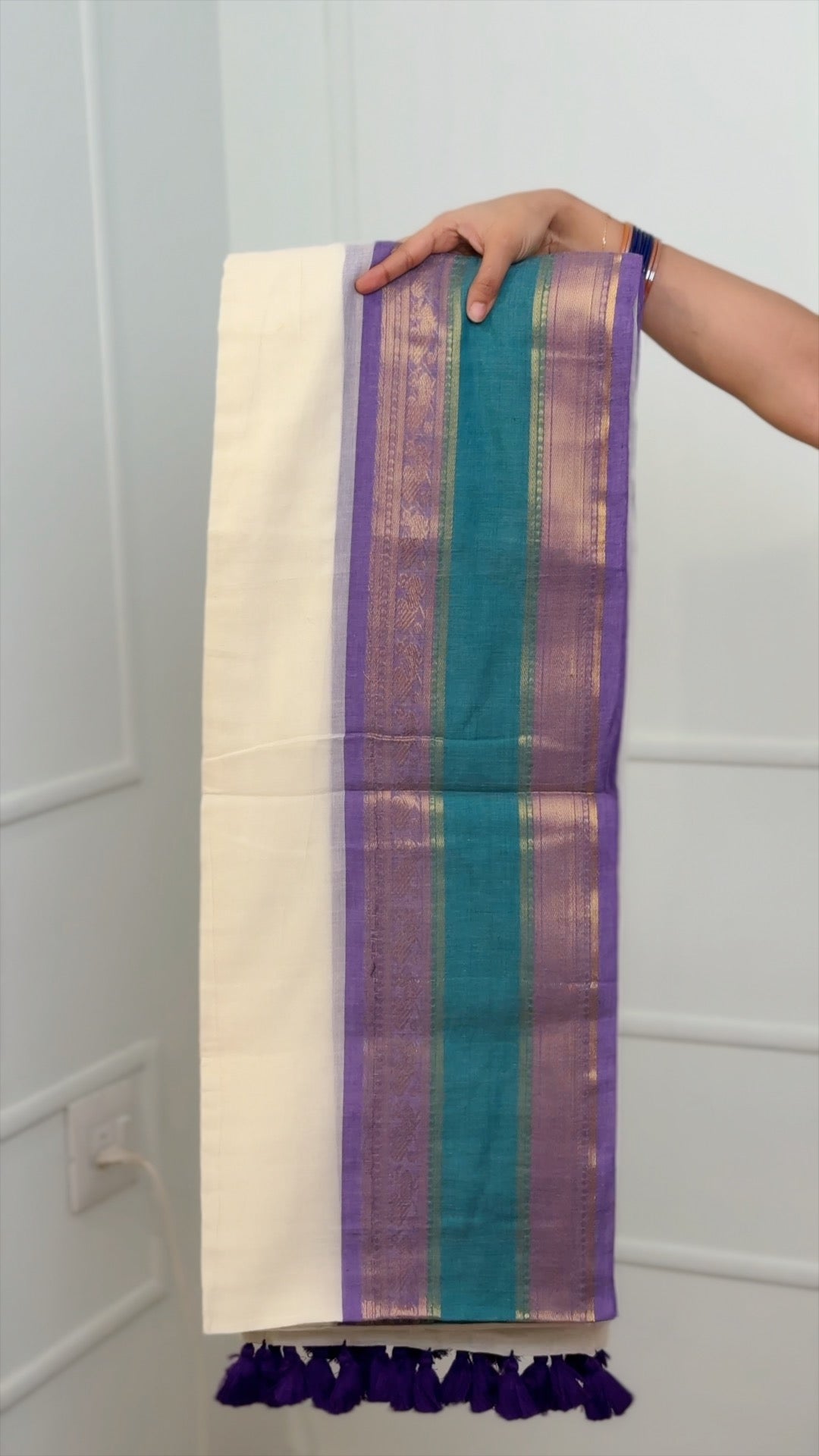 Mayilpeeli – Soft Mul Cotton Saree